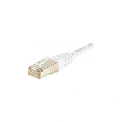 Image de Câble réseau RJ45 FTP CAT6 1m blanc Cordon Ethernet Spécifications techniques Connecteur plaqué or