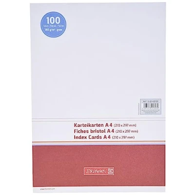 Image de Fontaine 102240000 onglet (A4 Papier, 100 Pièces A4 unliniert weiß