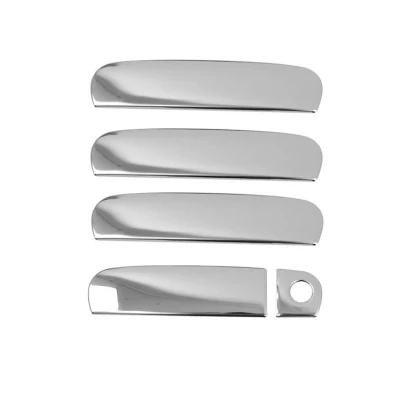 Image de OMAC Couverture de Poignée Porte pour Audi A3 8P 2003 2012 Acier Inoxydable 5 Pièces