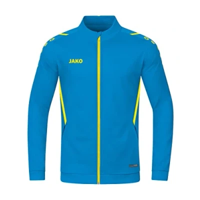 Image de Jako Veste En Polyester Défi, Mixte, Bleu/Jaune Fluo, S