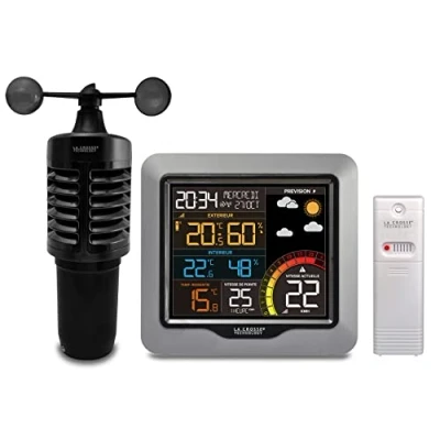 Image de La Crosse Technology WS6861 Station météo colorée avec anémomètre Silver