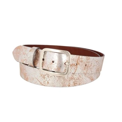 Image de MGM Soft Glam Ceinture, Argent (Argent usé 1), 85 cm (Taille Fabricant: 85) Femme