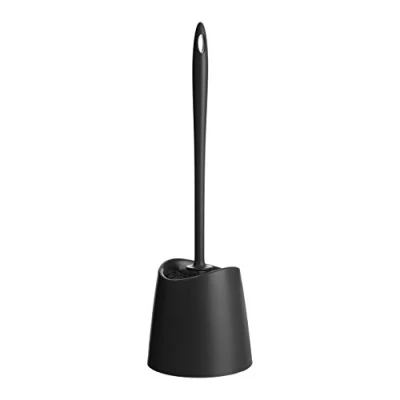Image de TATAY Brosse WC Standard, Polypropylène, noire, Sans BPA, Fabriquée en Espagne. Noire. Dimension 12 x 38 cm