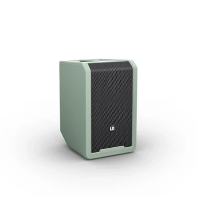 Image de LD Systems ANNY 8 Enceinte Portable de sonorisation Bluetooth alimentée par Batterie avec Table mixage intégrée Vert