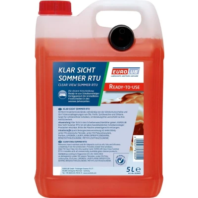 Image de EUROLUB Clear View Summer RTU 818005 Produit pour enlever les insectes Jerrycan 5