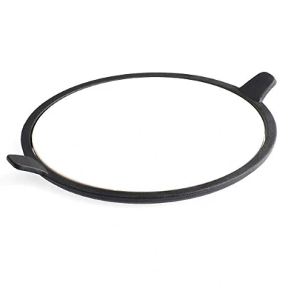Image de Tepro Accessoires de Gril Insert pour Pierre à Pizza, Pizza en cordiérite d&#039;environ 28,5 cm Ø, Grille dans Le système 57 Ø
