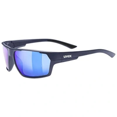 Image de uvex Sportstyle 233 P Lunettes de Sport pour Hommes et Femmes Polarisées Effet Miroir deep Space Matt/Blue One Size