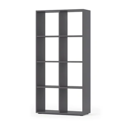 Image de Vicco Meuble de Rangement Cube Scutum, Gris, 72 x 143 cm