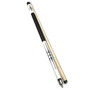 Image de YRU 57&quot; Queue De Billard, 145cm Fait Main 19oz American Nine Conseils 13mm Astuces Cendre Piscine Billard Stick, Très Belle Adhérence(Color:C)