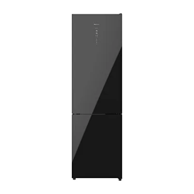 Image de Cecotec Réfrigérateur Combiné 2 Portes en Verre Bolero CoolMarket Combi 356 Black Glass D. L, Hauteur 200 cm, Largeur 60 Faible Consommation, Système Multi Air Flow, No Frost Total