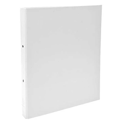 Image de Exacompta réf. 54378E Carton de 20 classeurs rigides rembordés PP 2 anneaux ronds diamètre 30 mm Dos 40 Dimensions extérieures : 32 x 26 cm Format à classer A4 Coloris blanc