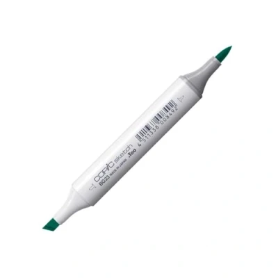 Image de COPIC Sketch BG23, Coral Sea, Twin Marker avec Une Pointe de Largeur Moyenne et « Brush ».