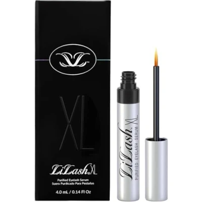 Image de LiLash cils purifiés Sérum formulé par un médecin XL pour des plus volumineux et longs Rehausseur de naturel sans danger les yeux sensibles Approvisionnement 6 mois (4 ml)