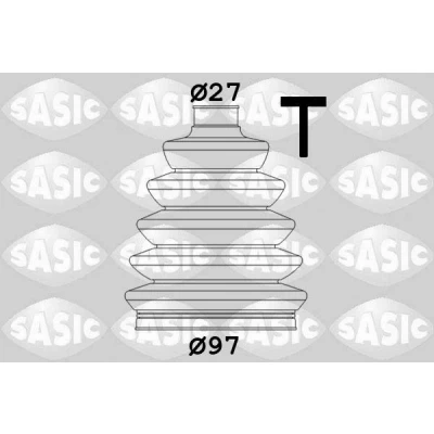 Image de SASIC 1904043 Soufflet De Cardan côté roue Thermoplastique NISSAN: Pathfinder 3, NP300 Navara Pick up, Сamion à Plateau / Сhâssis