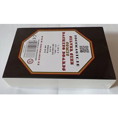 Image de docsmagic.de 100 Sliver Size Comic Book Backing Boards 7&quot; x10 1/2 24pt White Backboards Blanc