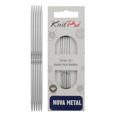 Image de KnitPro KP10102 Nova Aiguille Double Pointe Bois Multicolore 22 x 0,4 11,2 cm