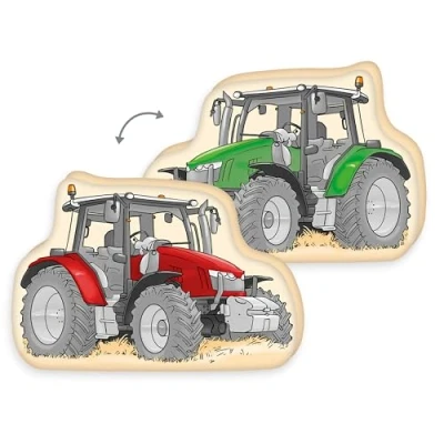 Image de Herding Coussin contour Tracteur, env. 36 x 24 5 cm, polyester, moulé, Twin