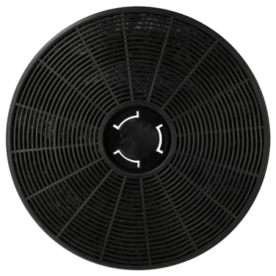 Image de vhbw 1x Filtre à charbon actif compatible avec Klarstein Limelight 10034975, 10034976, 10034977, 10034978, 10041132 hotte aspirante 16 cm