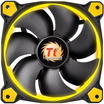 Image de Thermaltake Riing 14 LED Ventilateur PC (14 cm Jaune) Noir