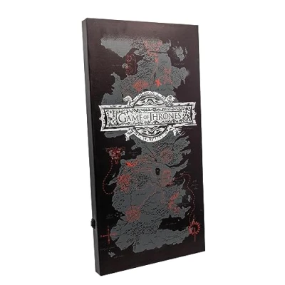 Image de Joytoy Game of Thrones 22859 Impression sur toile avec lumières LED Multicolore normal