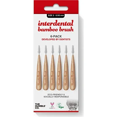 Image de The Humble Co Brosse Interdentaire Bambou Rojothe, Taille 2, Pack de 1