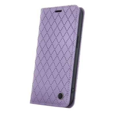 Image de maxlife Coque pour iPhone 16 avec Rabat 6,1 Pouces Étui Violet Compartiment Cartes et Fonction Portefeuille de Téléphone Support Premium en Similicuir