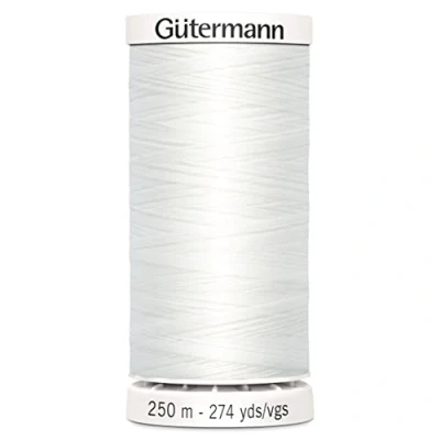 Image de Gutermann Fil à Coudre en Polyester Blanc 250 m