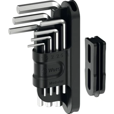 Image de Wera 05049003001 Tool Check Modular Clés coudées Hex Plus 1, 7 pièces
