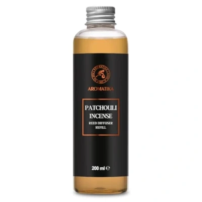 Image de Recharge Diffuseur de Patchouli Encens 200ml Naturel Fragrance Arôme Chaleureux Désodorisant Aromathérapie Parfum Ambiance Longue Durée Assainisseur Air