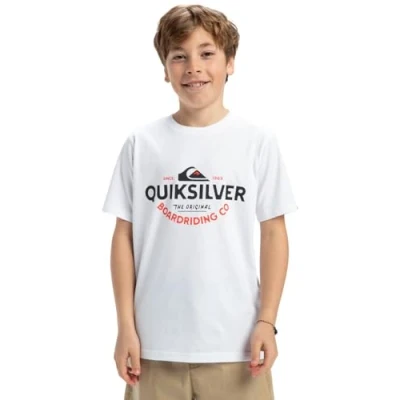 Image de Quiksilver Typed OUT Unisex Tshirt imprimé, Taille: 16a, Tigerlily