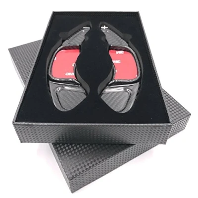 Image de H Customs bascule Shift Paddle Extension Palettes de Commande en carbone réel pour Golf 7 uniquement Gti R GTD Polo 18 REAL CARBON