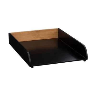 Image de 5five range documents bambou &quot;bava&quot; noir