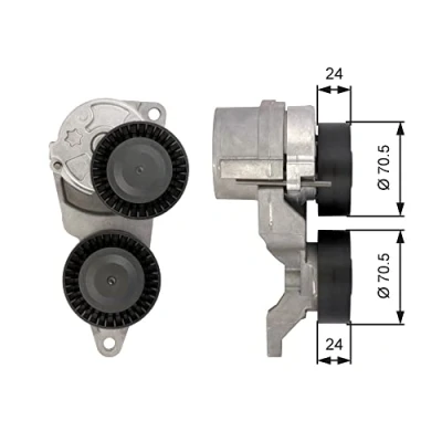 Image de GATES FleetRunner Micro V Kit T39026 Poulie Tendeur VOLVO: S60 I, V70 2, XC90 I