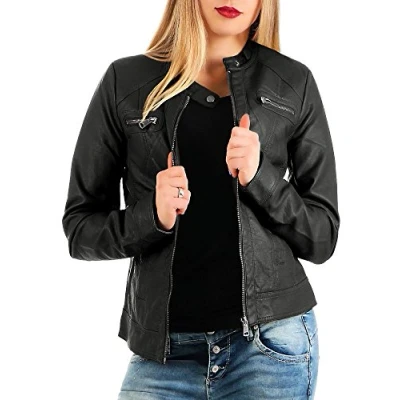 Image de ONLY Veste en Similicuir ONLBANDIT Black 42 3