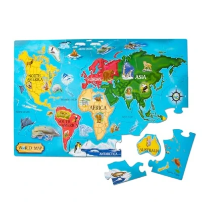 Image de Melissa &amp; Doug Puzzle pour enfants, Taille: One Size, Multi coloured