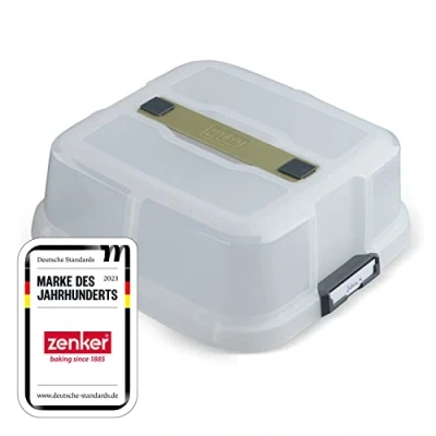 Image de Zenker Bake, Click &amp; Go Couvercle carré 30 x 11,5 cm assorti pour moules à gâteau transporter directement Capot de transport universel 3 différents