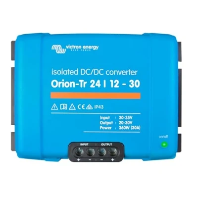 Image de Victron Energy Orion Tr IP43 24/12 V 30 A 360 W Convertisseur CC CC, Isolé