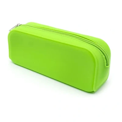Image de APLI 18421 Trousse en silicone douce au toucher Fluor collection Vert Fluo.