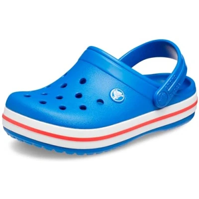 Image de Crocs Crocband Clog T Mixte enfant Sabots, Blue Bolt, 20/21 EU