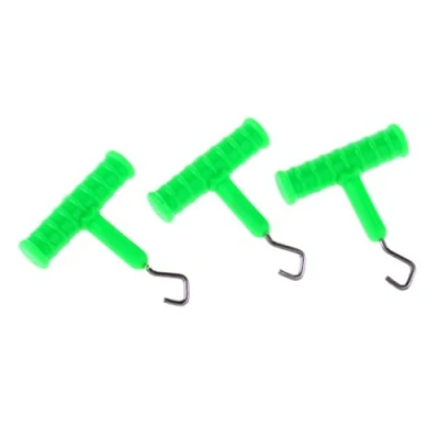 Image de MagiDeal 3Pcs Carpe Knot Extracteur Outil Large Accessoires Cheveux, Vert, comme décrit