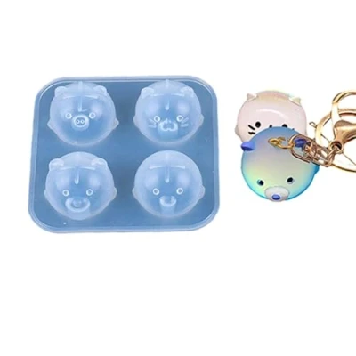 Image de iSuperb Animal Moule Résine Epoxy Resin Molds Givré pour DIY Fabrication de Pendentif Bijou Artisanat Fait à la Main (Givré/Surface Mate)