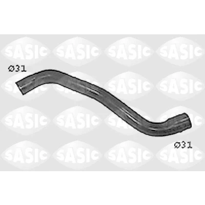 Image de SASIC SWH4305 Durite De Refroidissement droite, supérieur RENAULT: CLIO 2, Kangoo I, I Express