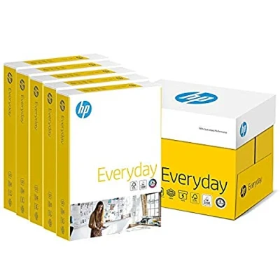 Image de HP Everyday Papier de bureau A4 75 g/m² 5 rames (Import Royaume Uni)