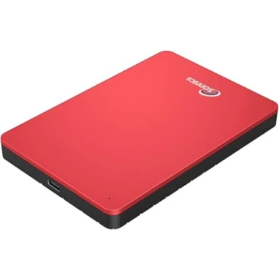 Image de Sonnics 500GB Type C USB 3.1 Externes Portable Durs Disques pour Fenêtres PC, Mac, Smart TV, Xbox One/Série X &amp; PS4 /PS5, Rouge