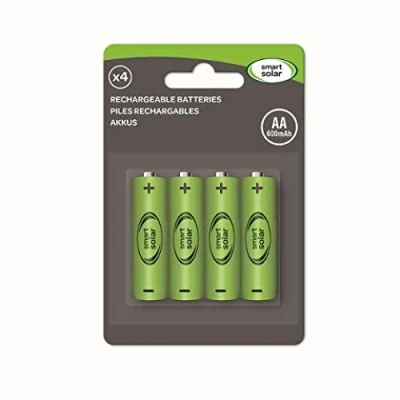 Image de  Piles AA 600 mAh rechargeables incluses.