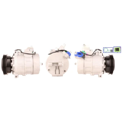 Image de ELSTOCK 51 0007 Compresseur De Climatisation PAG 46 R 134a avec joints AUDI: A6 C5 Avant, A4 B5 Berline, Berline
