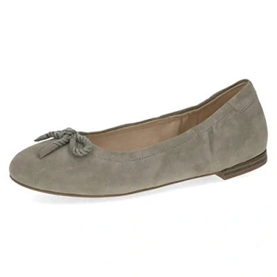 Image de CAPRICE Femme 9 22112 20 Ballerine, Daim Vert Sauge, 38 EU