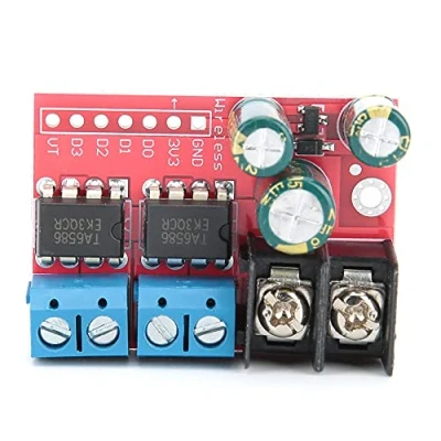 Image de Module d&#039;entraînement de moteur à courant continu double canal 5A régulation vitesse PWM avant et arrière pont en H