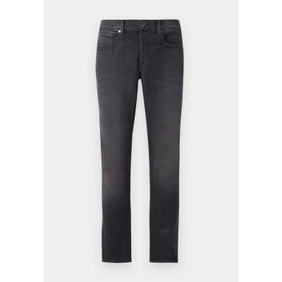 Image de G Star 3301 slim Jean Nero black stretch denim antic charcoal, Homme, Taille: 28x30, charcoal