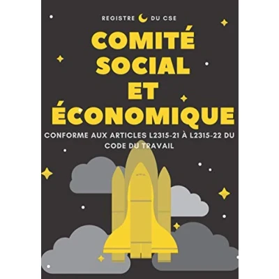 Image de Registre du CSE Comité Social et Economique: Conforme à la législation Obligatoire pour les entreprises de plus 10 salariés 100 pages Format A4
